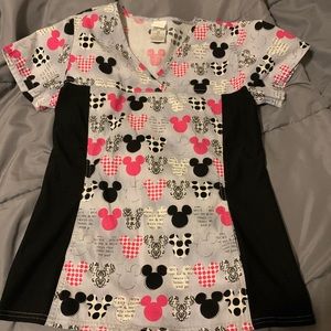 Disney’s Mickey scrub top